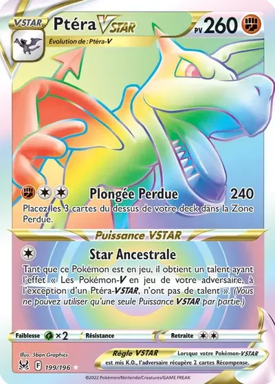 Ptéra VSTAR - Origine Perdue - 199/196