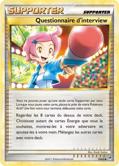 Questionnaire d'interview - L'appel des légendes - 079/095