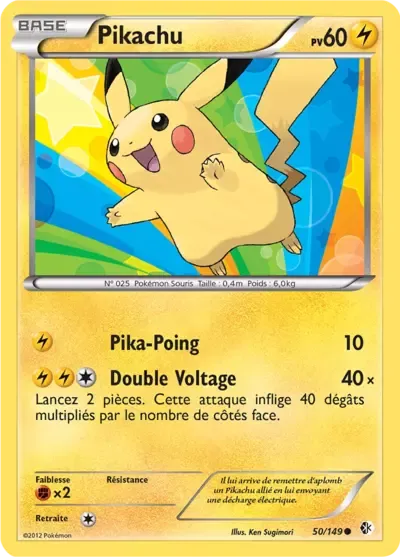 Pikachu - Frontières Franchies - 050/149