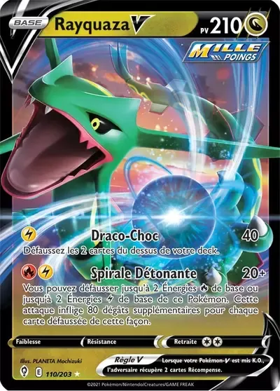 Rayquaza V - Évolution Céleste - 110/203