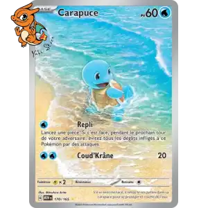 Carapuce - 151 - 170/165