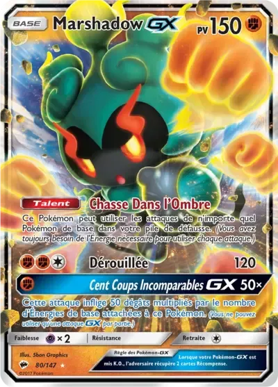 Marshadow GX - Ombres Ardentes - 080/147