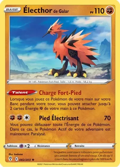 Électhor de Galar - Évolution Céleste - 082/203
