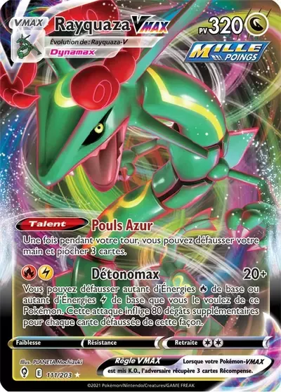 Rayquaza VMAX - Évolution Céleste - 111/203