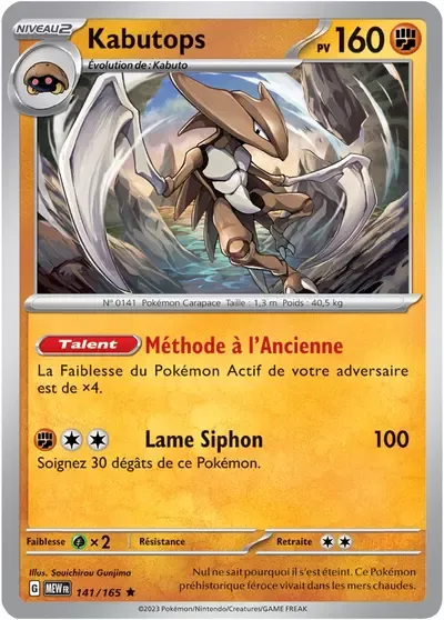 Kabutops - 151 - 141/165