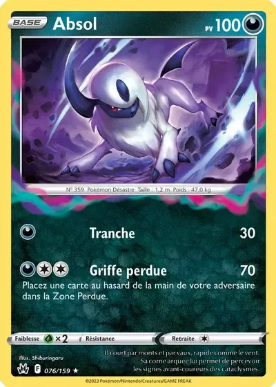 Absol - Zénith Suprême - 076/159
