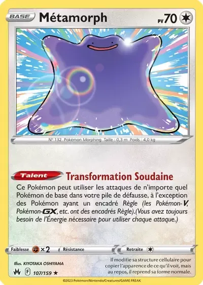 Métamorph - Zénith Suprême - 107/159