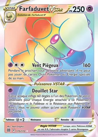 Farfaduvet VSTAR - Stars Étincelantes - 175/172