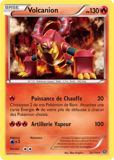 Volcanion - Offensive Vapeur - 025/114