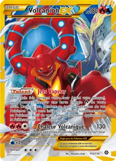 Volcanion EX - Offensive Vapeur - 115/114