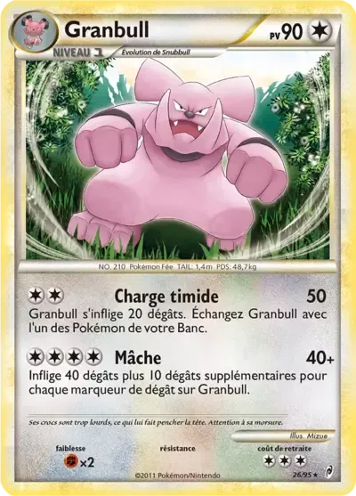 Granbull - L'appel des légendes - 026/095