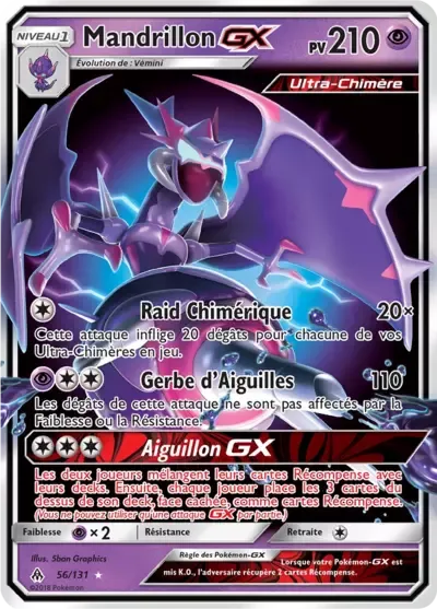 Mandrillon GX - Lumière Interdite - 056/131
