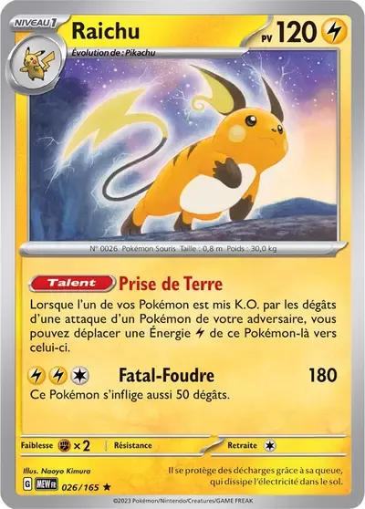 Raichu - 151 - 026/165