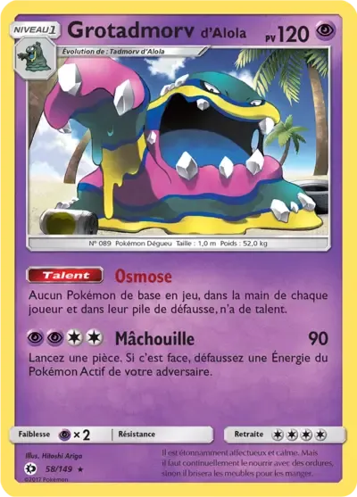 Grotadmorv d'Alola - Soleil et Lune - 058/149