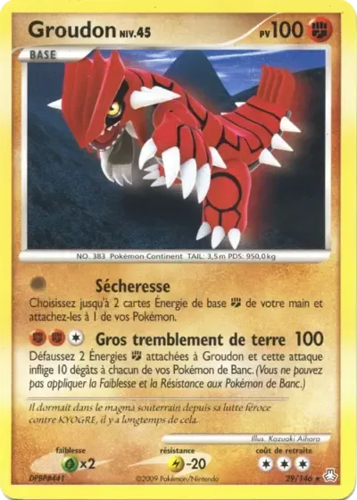 Groudon Lv.45 - Eveil des Légendes - 029/146