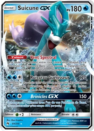Suicune GX - Tonnerre Perdu - 060/214