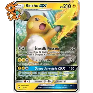 Raichu GX - Légendes Brillantes - 029/073