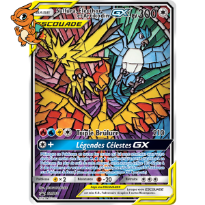 Sulfura & Zapdos & Articuno GX - Promos Soleil & Lune - 210
