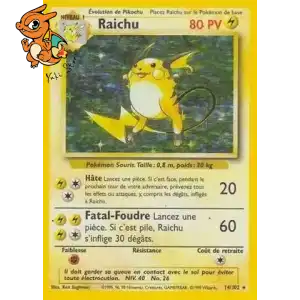 Raichu - Set de Base - 014/102
