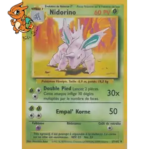 Nidorino - Set de Base - 037/102