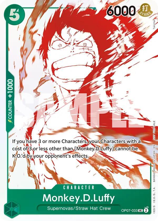 Monkey D. Luffy - Unnumbered Promos - OP07-033