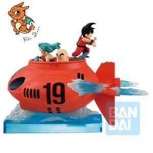 DRAGON BALL - Son Goku, Bulma & Krillin - Fig. VS Red Ribbon Army 16cm