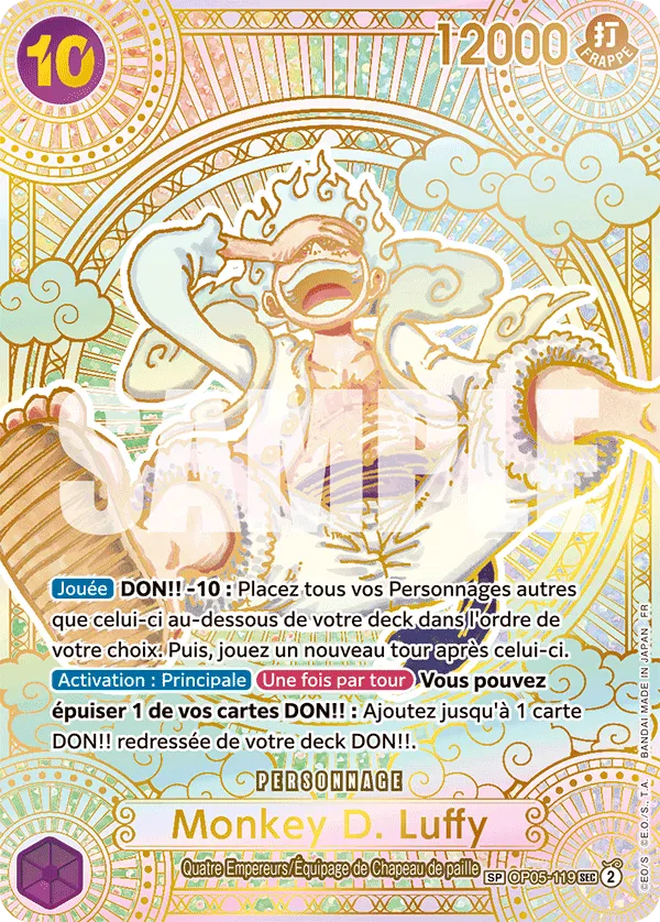 Monkey D. Luffy - Des Poings Vifs comme l'Éclair - OP05-119/156