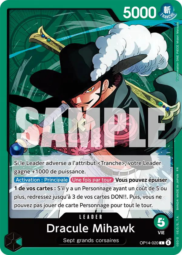 Dracule Mihawk - Les Sept de la Mer d'Azur - 020/158