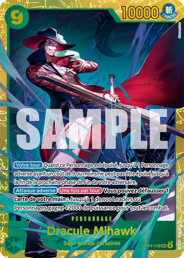Dracule Mihawk - Les Sept de la Mer d'Azur - 119/158