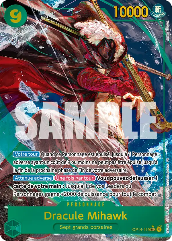 Dracule Mihawk - Les Sept de la Mer d'Azur - 119/158