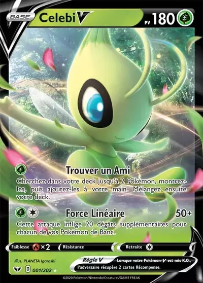 Celebi V - Épée et Bouclier - 001/202