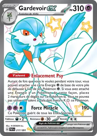 Gardevoir ex - Destinées de Paldea - 217/091