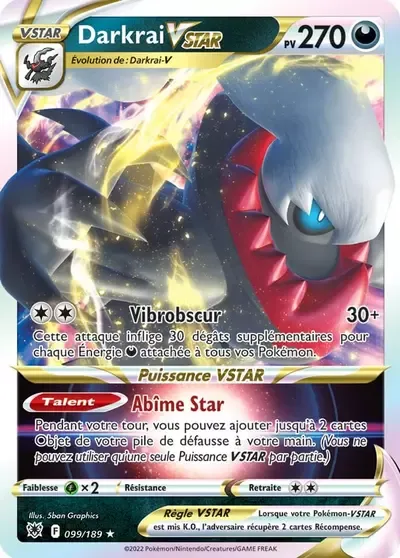 Darkrai VSTAR - Astres Radieux - 099/189