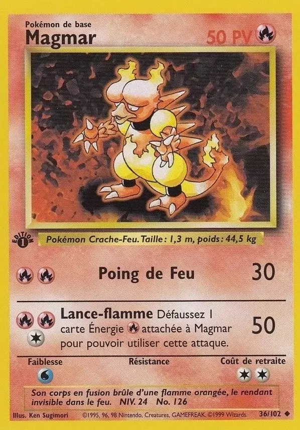 Magmar - Set de Base - 036/102
