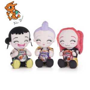K-POP DEMON HUNTERS - 1 Peluche aléatoire - 3 Modèles - 30cm