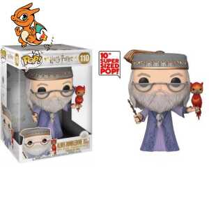 HARRY POTTER - POP JUMBO 10" N° 110 - Dumbledore w/Fawkes