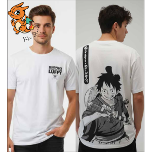 ONE PIECE - Straw Hat Crew Luffy - T-Shirt Homme (M)