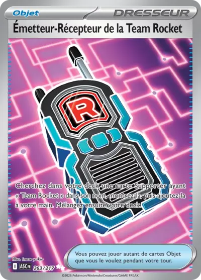 Émetteur -Récepteur de la Team Rocket - Héros Transcendants - 263/217