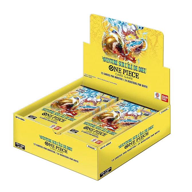 One Piece - OP15 - Aventures dur l'ïle de Dieu - Display de 24 Boosters - FR