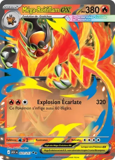 Mega Roitiflam ex - Héros Transcendants - 031/217