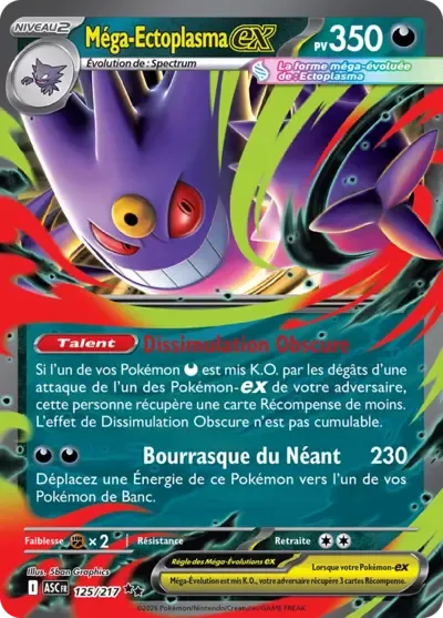 Mega Ectoplasma ex - Héros Transcendants - 125/217