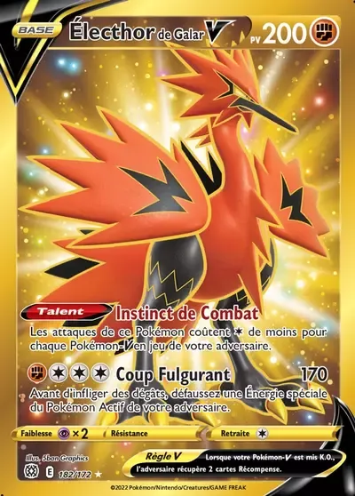 Électhor de Galar V - Stars Étincelantes - 182/172