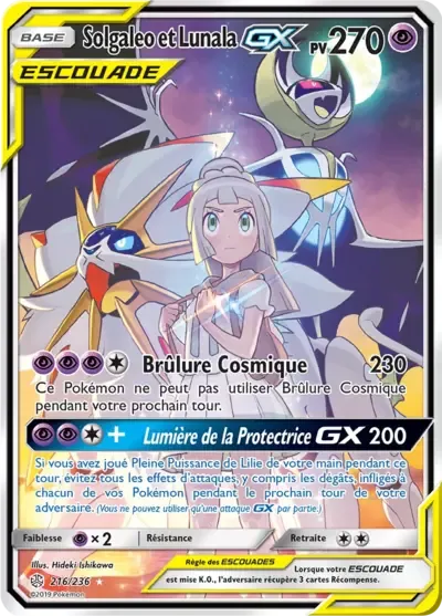 Solgaleo & Lunala GX - Éclipse Cosmique - 216/236