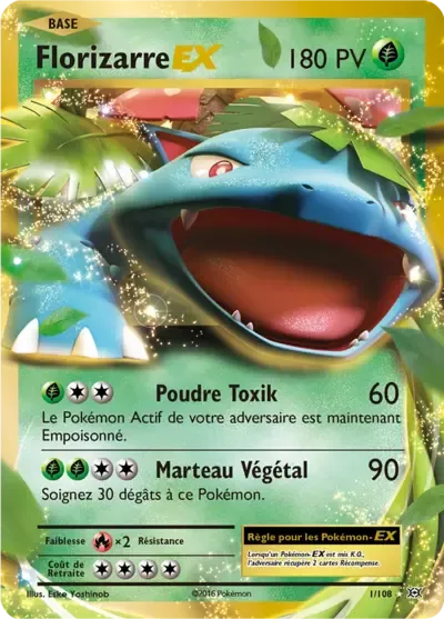 Florizarre EX - XY Évolutions - 001/108