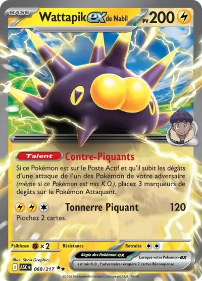 Wattapik de Nabil ex - Héros Transcendants - 068/217