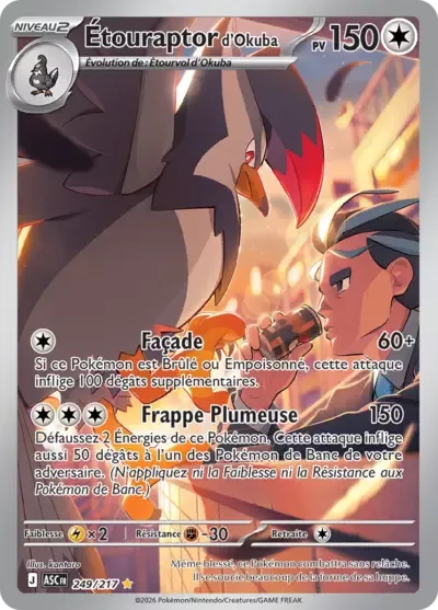 Étouraptor de Okuba - Héros Transcendants - 249/217
