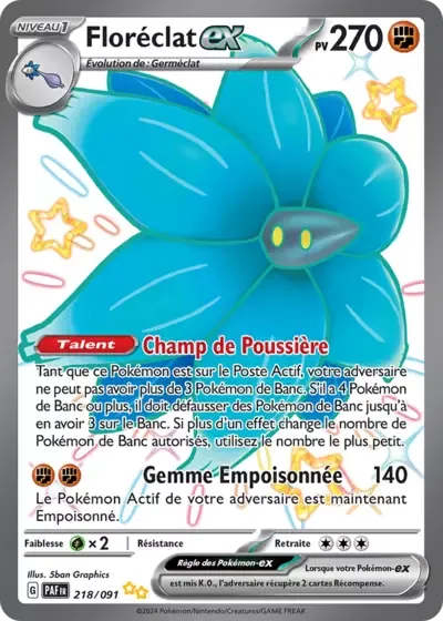Floréclat ex - Destinées de Paldea - 218/091