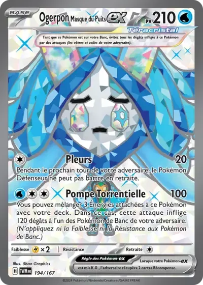 Ogerpon Masque du Puits ex - Mascarade Crépusculaire - 194/167