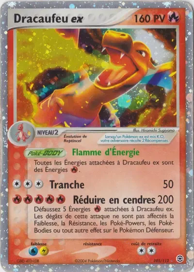 Dracaufeu ex - Rouge Feu & Vert Feuille - 105/112
