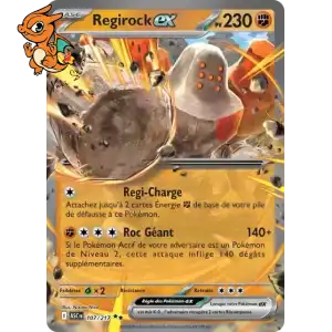 Regirock ex - Héros Transcendants - 107/217